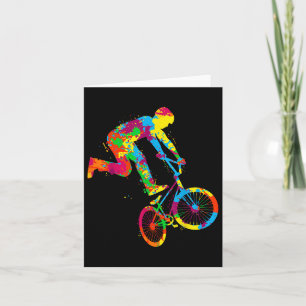 Bmx Bike Stunt Rider Boys Children Karte