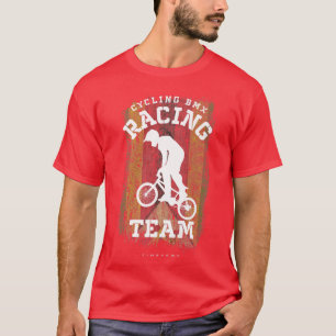 BMX Bike Zimbabwe Flag Radrennen BMX T-Shirt