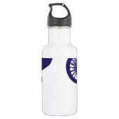 BMX Biker Edelstahlflasche (Rückseite)