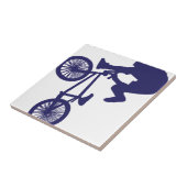 BMX Biker Fliese (Seite)
