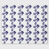 BMX Biker Geschenkpapier (Flach)