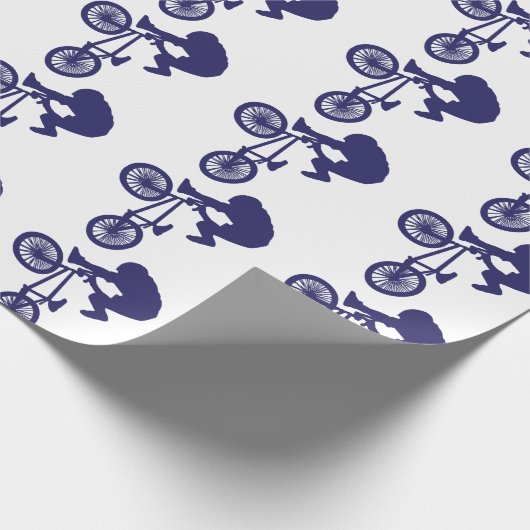 BMX Biker Geschenkpapier (Ecke)
