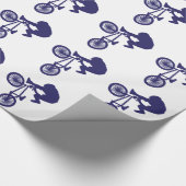 BMX Biker Geschenkpapier (Ecke)