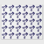BMX Biker Geschenkpapier (Flach)