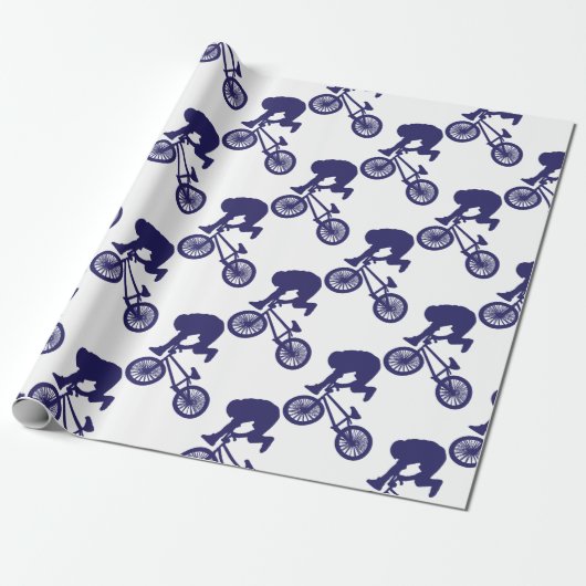 BMX-Biker Geschenkpapier (Ungerollt)
