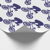 BMX-Biker Geschenkpapier (Ecke)