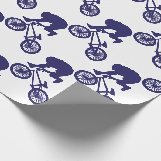 BMX-Biker Geschenkpapier (Ecke)