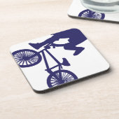BMX Biker Getränkeuntersetzer (Linke Seite)