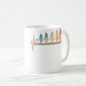 BMX-Biker-Herzschlag Kaffeetasse (VorderseiteRechts)