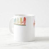 BMX-Biker-Herzschlag Kaffeetasse (Vorderseite Links)