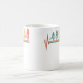 BMX-Biker-Herzschlag Kaffeetasse (Mittel)
