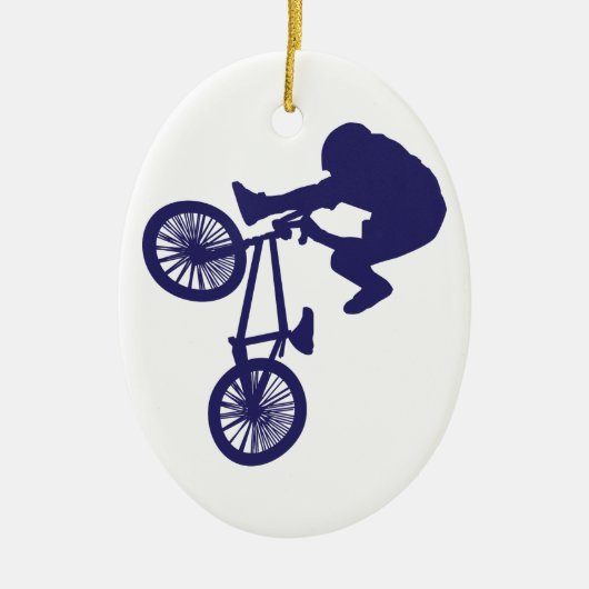 BMX Biker Keramikornament (Vorne)