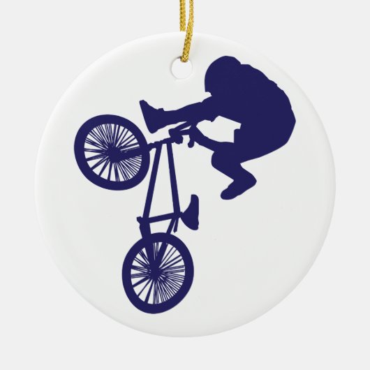 BMX Biker Keramikornament (Vorne)