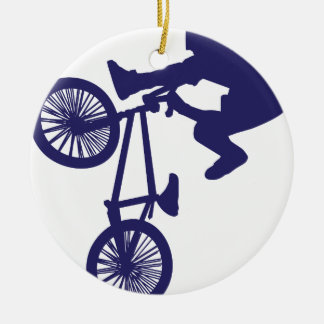 BMX Biker Keramikornament