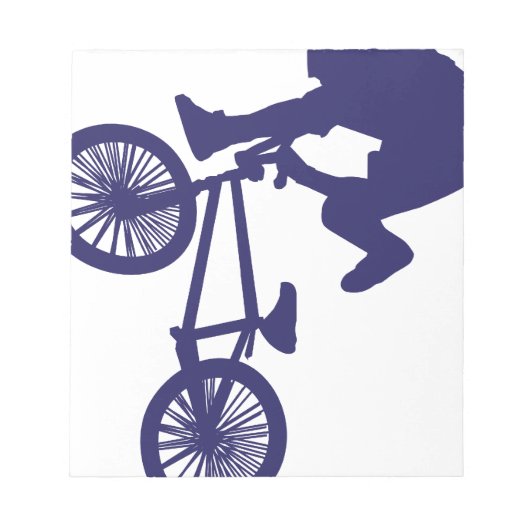 BMX Biker Notizblock (Vorderseite)