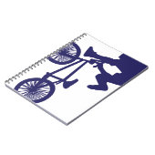 BMX Biker Notizblock (Linke Seite)