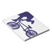 BMX Biker Notizblock (angewinkelt)