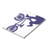 BMX Biker Notizblock (Rotiert)