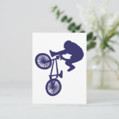 BMX Biker Postkarte (Stehend Vorderseite)