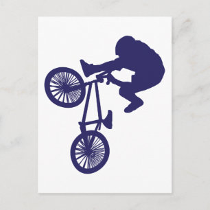 BMX Biker Postkarte