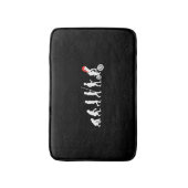 BMX Bikers Evolution Weihnachten Geschenke Ideen Badematte (Vorderseite Vertikal)