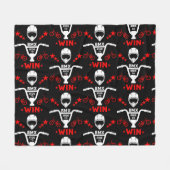 Bmx Bikers Freestyle Fleecedecke (Vorderseite (Horizontal))