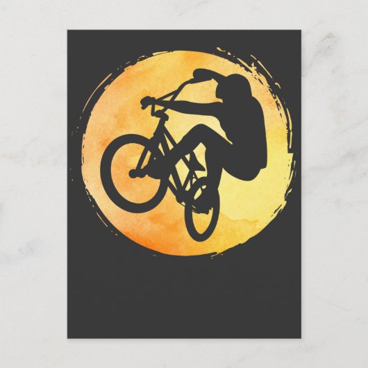 BMX Biking Racing Boys Freestyle Cycling Postkarte (Vorderseite)