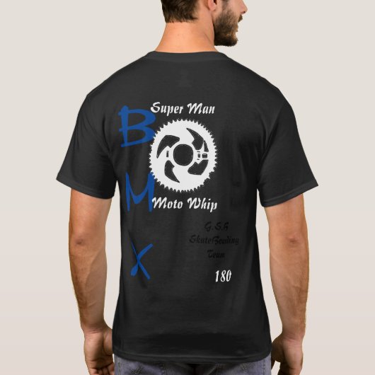 BMX bmx Grind Skateboarding Shirt (Rückseite)