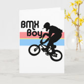 BMX Boy / BMX Girl Karte (Gelbe Blume)