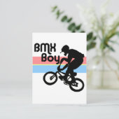 BMX Boy / BMX Girl Postkarte (Stehend Vorderseite)
