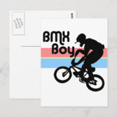 BMX Boy / BMX Girl Postkarte (Vorne/Hinten)