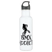 Bmx Cycling Funny Sprichwort Bike Slogan Biker Ges Edelstahlflasche (Vorderseite)