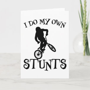 Bmx Cycling Funny Sprichwort Bike Slogan Biker Ges Karte