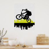 BMX Cyclist Poster (Küche)