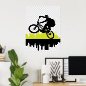 BMX Cyclist Poster (Heimbüro)
