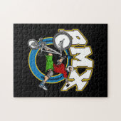 BMX eins Trick übergeben Puzzle (Horizontal)