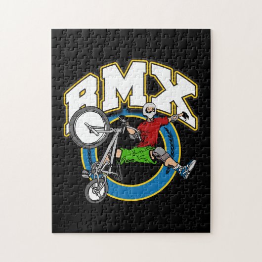 BMX eins Trick übergeben Puzzle (Vertikal)