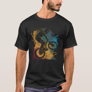 BMX Extreme Rider Grafik für Männer Frauen Mädchen T-Shirt