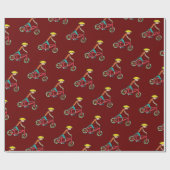 BMX Fahrrad Geschenkpapier (Flach)