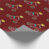 BMX Fahrrad Geschenkpapier (Ecke)