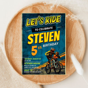BMX-Fahrrad "Los geht's" Geburtstag - Street Style Einladung