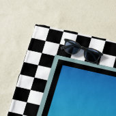 BMX Fahrrad Moto Cross Checkered Strandtuch (Beispiel)