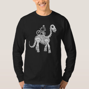 BMX-Fahrrad Radfahrer BMX Fahrrad MTB Dinosaur Rad T-Shirt