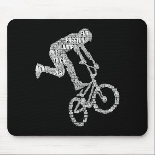 BMX-Fahrrad-Stunt-Freestyle-Fahrer Jungen Kinder Mousepad