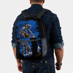 BMX-Fahrrad Urban Graffiti Streetwear Bedruckter Rucksack