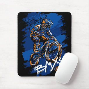 BMX-Fahrrad Urban Graffiti Streetwear Mousepad