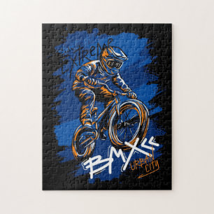 BMX-Fahrrad Urban Graffiti Streetwear Puzzle