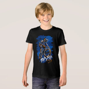 BMX-Fahrrad Urban Graffiti Streetwear Tri-Blend Shirt
