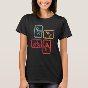 BMX-Fahrradtricks Vintage-Kinder Männer Jungen BMX T-Shirt