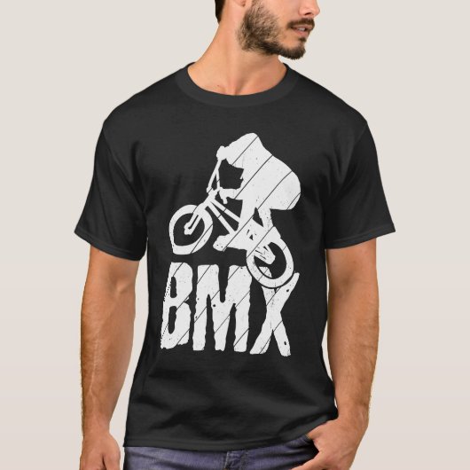 BMX Farb-Bike-Fans Rad MTB Retro BMX 4 T-Shirt (Vorderseite)